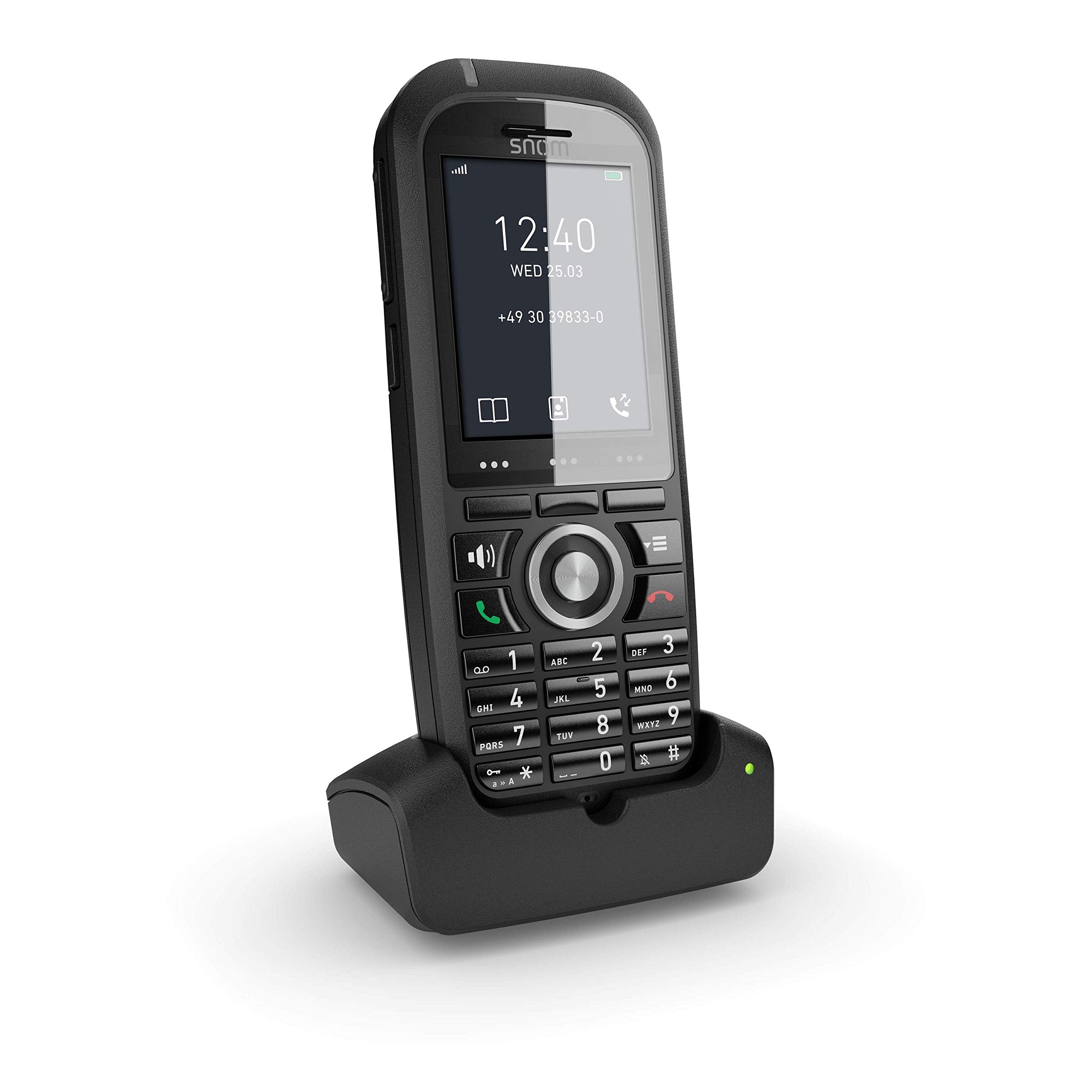 SNOM M70 IP DECT Handset, Bluetooth, Alarm Function, Protective Cover, HD Audio Quality, LCD Color Screen SNOM M70 IP DECT Handset, Bluetooth, Alarm Function, Protective Cover, HD Audio Quality, LCD Color Screen